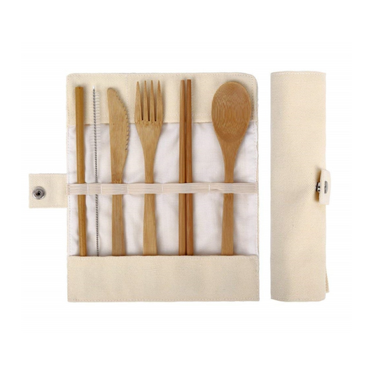 Reusable Bamboo Cutlery Travel Set